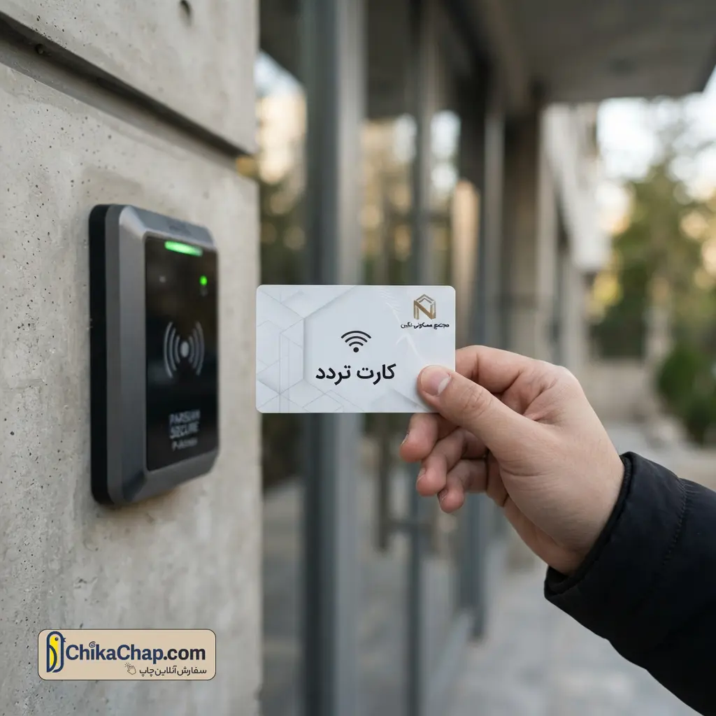 چاپ کارت هوشمند RFID و کارت تردد برای مجتمع&zwnj;های مسکونی و اداری